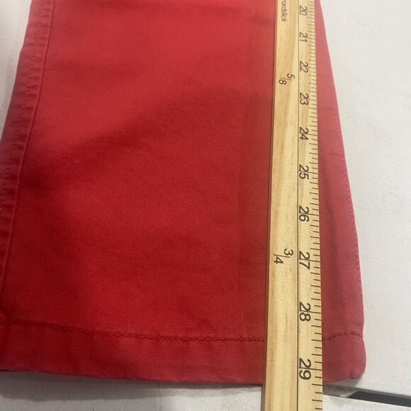 NWT Gap Khaki Lived In Pants Mens 32x30 Red Relaxed Fit Tapered Comfortable Styl - Picture 12 of 14